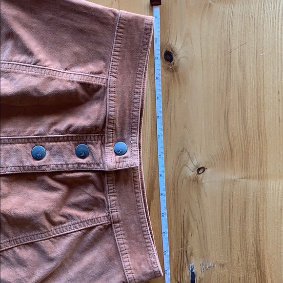 Madewell Camel Snap front Skirt - Picture 6 of 8